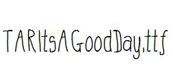 taritsagooddayttf字体下载