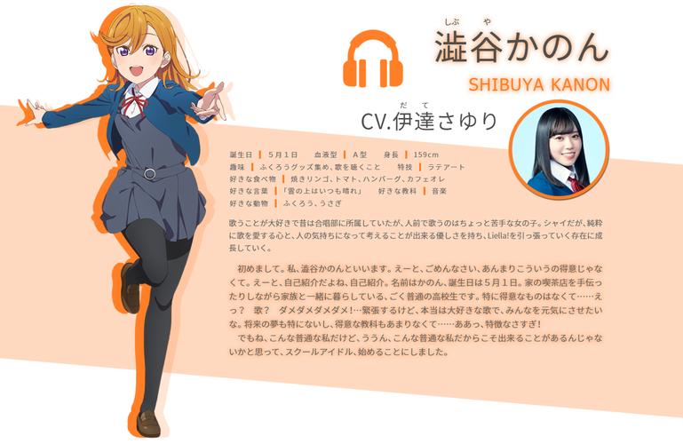 lovelivesuperstar官网角色追加设定简单分析