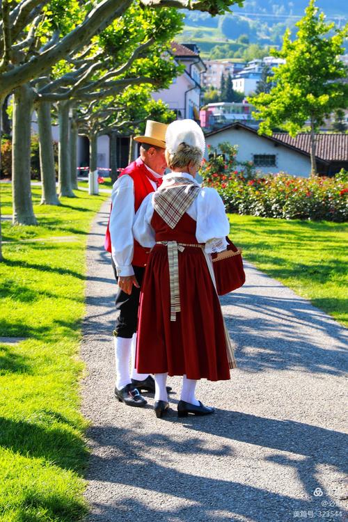 徒步登高观瑞士卢塞恩湖