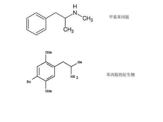 苯丙胺类药物的结构 性质 制备  及其衍生物的性质 甲基苯丙胺 苯丙胺