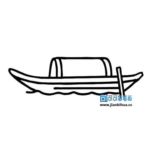 > 详情页   古代小船简笔画,交通工具简笔画图片大全,简单的小船画法