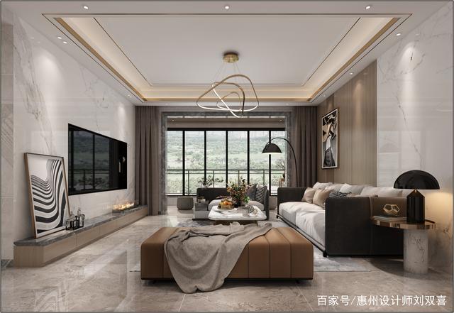 现代简约风格的设计,恰到好处的精致装修