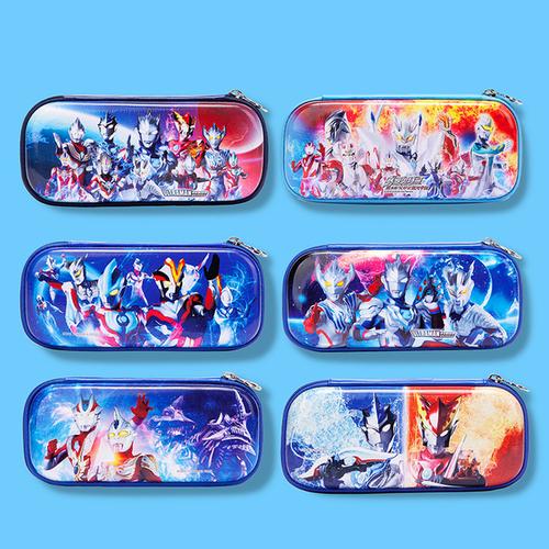 购客新款奥特曼文具盒铅笔袋赛罗泽塔男儿童小学生幼儿园卡通可爱笔盒