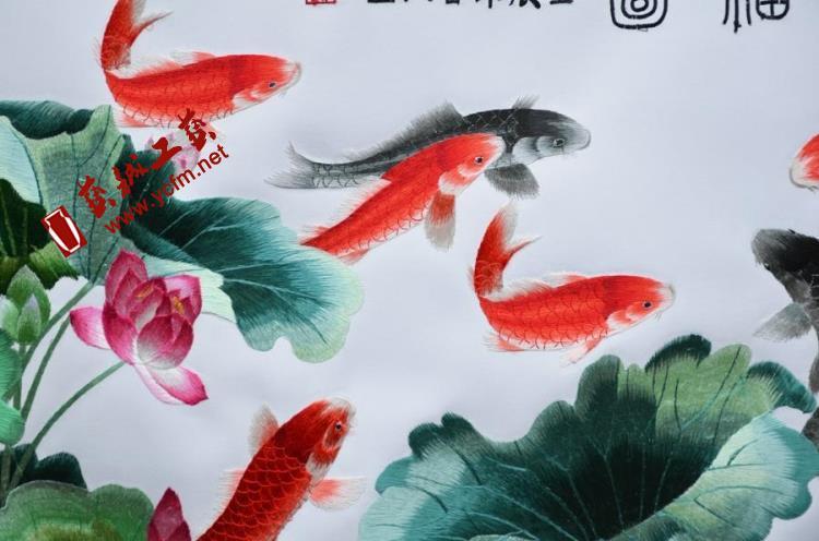 手工刺绣鱼的图片(鱼的十字绣大全图) - 刺绣图案 - 刺绣教程针法大全