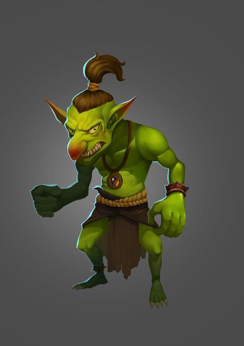 哥布林_dooka35__插画师作品_涂鸦王国gracg.com