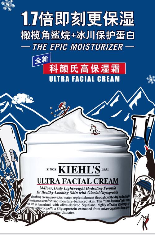kiehl"s/科颜氏 冰河醣高保湿补水面霜