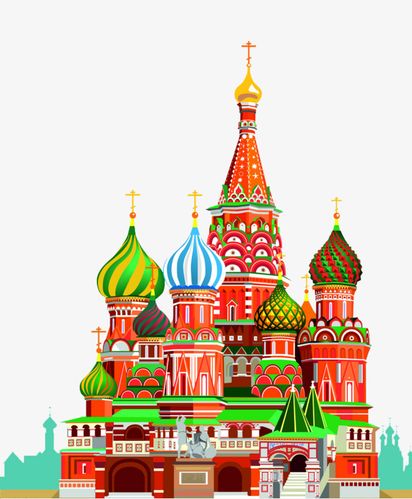 手绘卡通可爱梦幻童话城堡