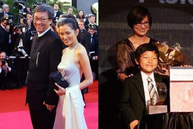杨德昌彭铠立夫妇以及他们的孩子