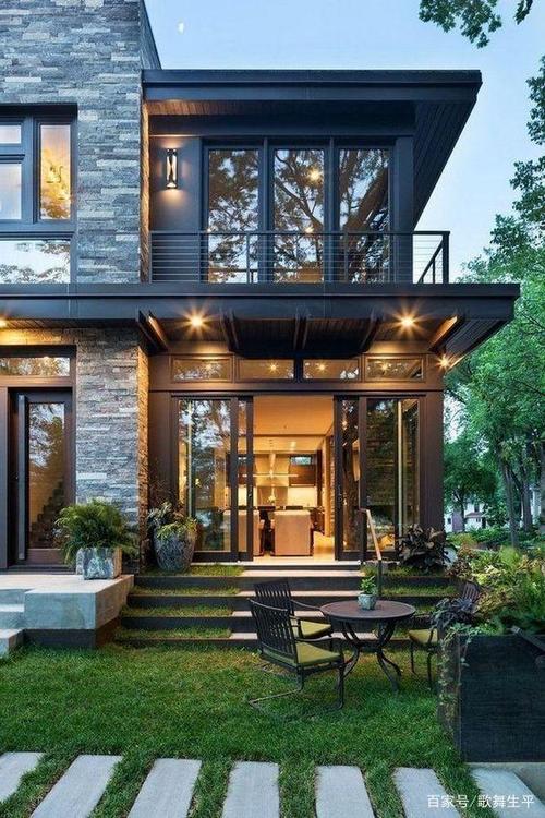 外国别墅庭院的时尚设计