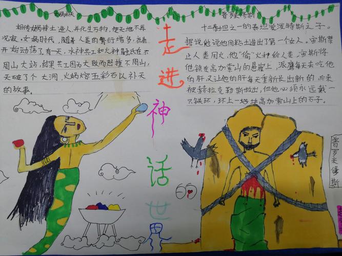 走进神话的世界 ——晋城市城区凤台小学四(6)班语文综合实践活动