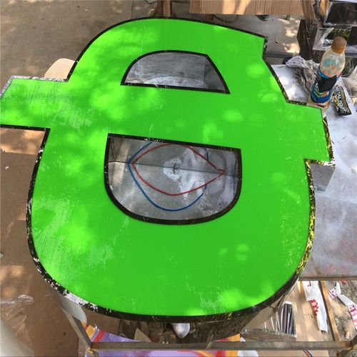 定制发光字 不锈钢发光字 led外露发光字 点阵字 钛金字制作