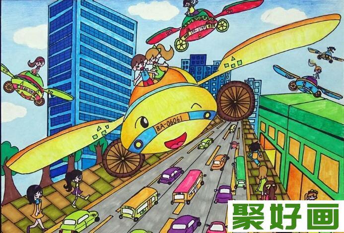 科幻画作品:未来交通工具科幻画欣赏