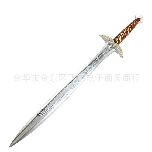 电影指环王纳西尔圣剑 魔界霍比特人剑 阿拉贡长剑cos道具pu刀剑