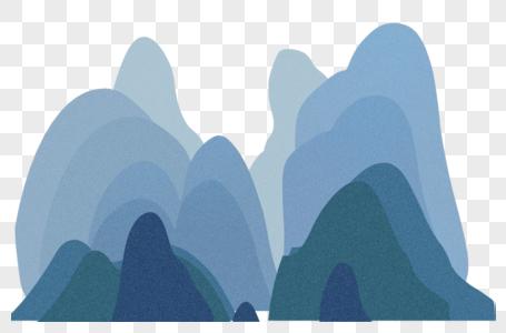 山河 湖远山素材