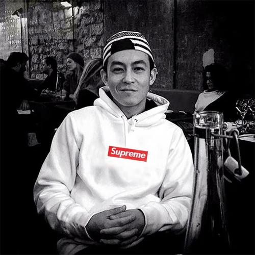 supreme卫衣男连帽套头男士superme外套春秋款情侣帽衫宽松ins潮