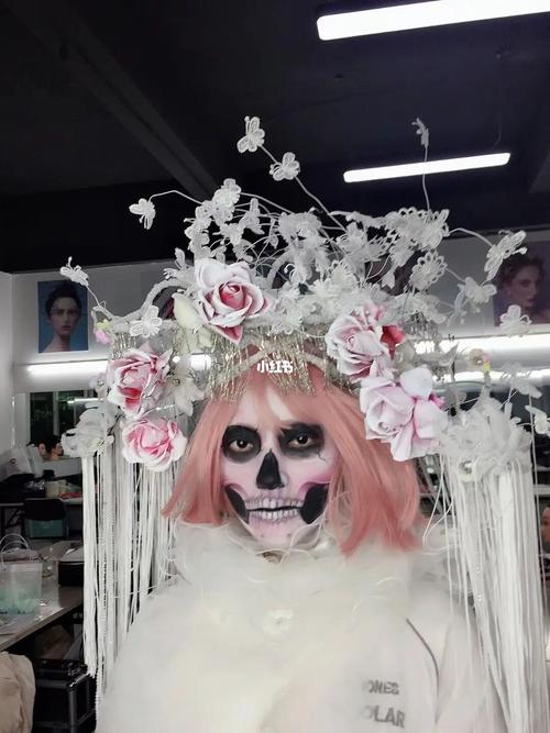 骷髅妆_骷髅_化妆_陈记面庄自由行热门攻略_美妆_彩妆