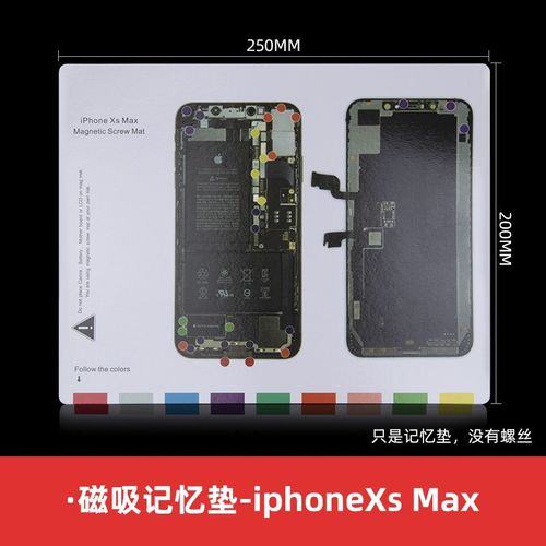 苹果xs螺丝分布图,iphonexs螺丝点位图 九菱 苹果手机螺丝整套拆机螺丝 iphonex xs xsmax螺丝记忆垫 备用
