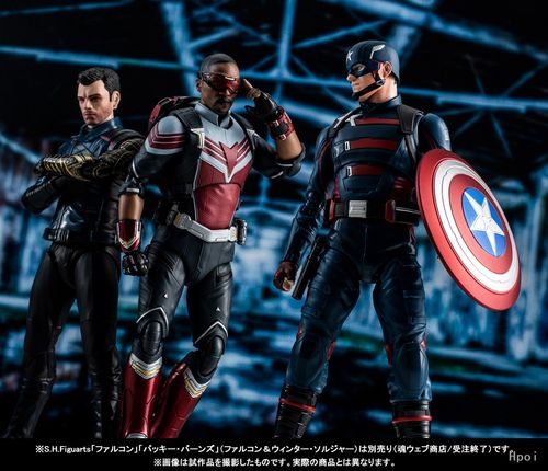 中文名称shfiguarts猎鹰与冬日战士美国队长约翰沃克