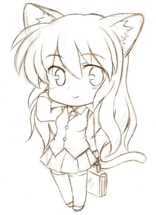 能给我找一找非主流铅笔画图片(人物q版)吗? 越多越好!