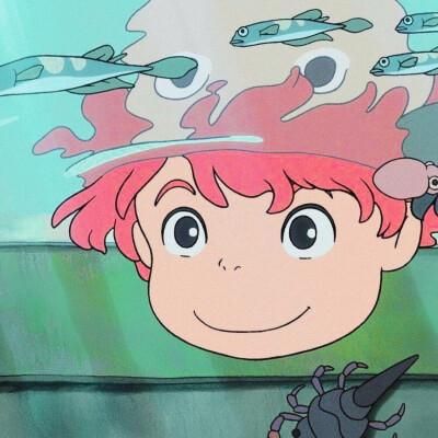 情侣头像 波妞 宗介 cr.ghiblivibe 转载注明出处