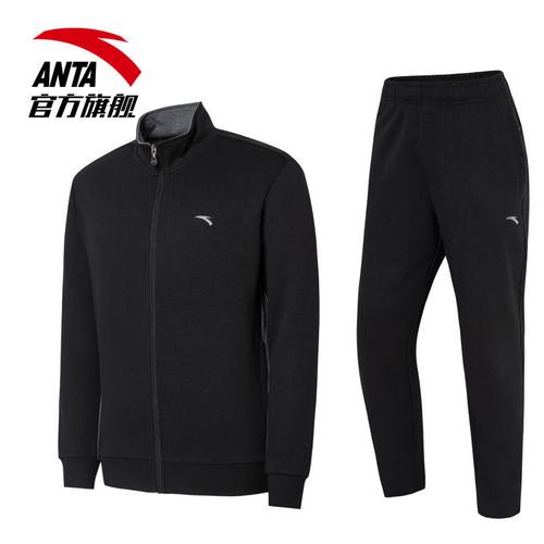 安踏男装运动套装汤普森同款运动针织