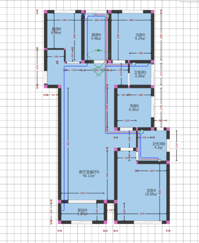 金枕织巢鸟:帮助业主和设计师快速精准设计水电线路,算量精准,专业出