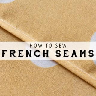 learn to sew beautiful french seams with this tutorial by indie