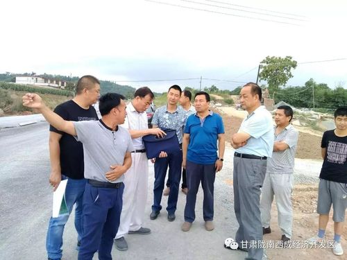 志杰带领规划建设部,土地环保部负责人深入店村园区现场调研成县机场