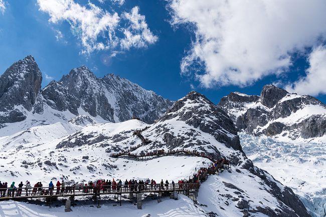 暑假出行,去丽江逛古城爬雪山,览高原湖泊|玉龙雪山