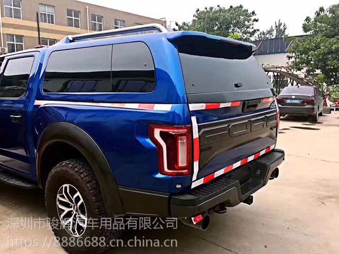 福特f150猛禽改装后尾箱盖行李高盖蜗牛斜盖改装后尾箱福特