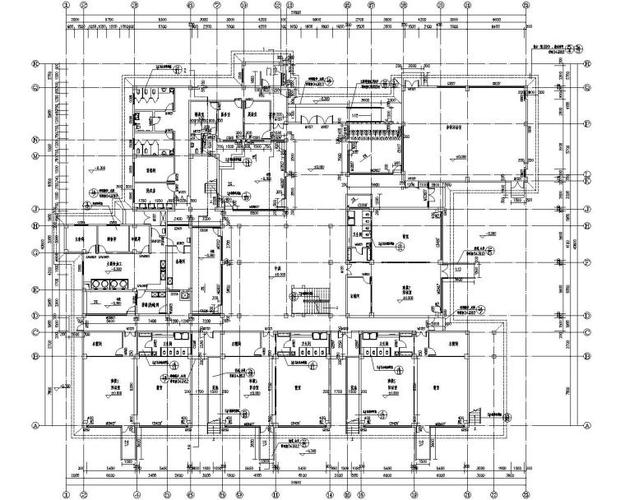 西南三层幼儿园结构施工图(cad含建筑图)