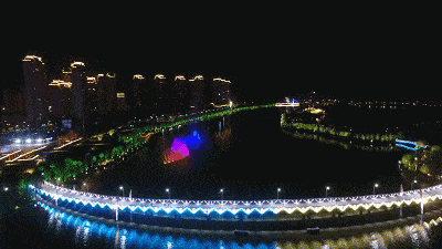 美爆了!乐清清和公园水幕灯光秀惊艳出场,快看视频