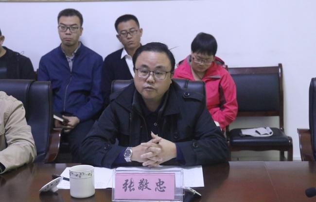 党总支副书记,副院长张敬忠讲话商友江一行进行调研商友江一行进行