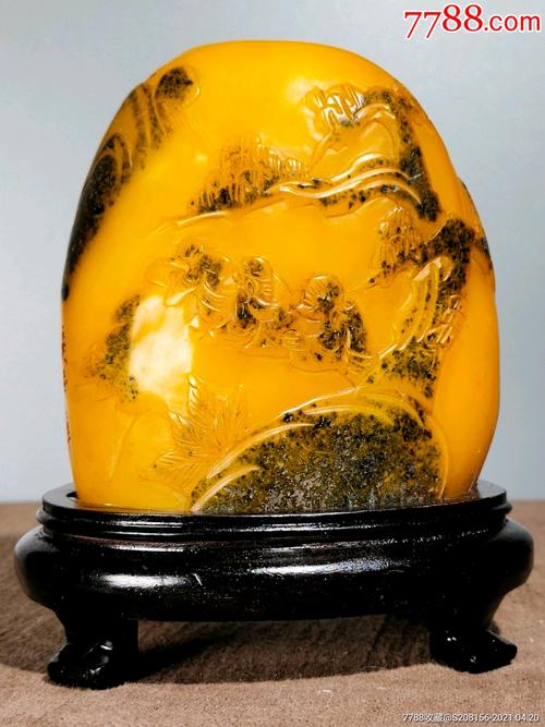 田黄原石,田黄摆件,乌鸦皮_价格618元_第1张_7788收藏__收藏热线