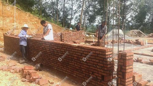 墙面砌筑部分展示2 ③,马牙槎砌筑方法:砌墙时在构造柱处每隔五皮砖