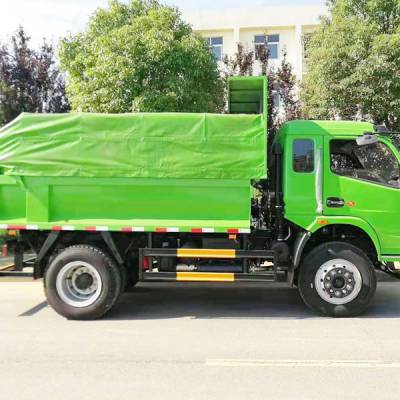 小型绿皮车渣土车,东风环保小型渣土车,小型自卸式渣土车