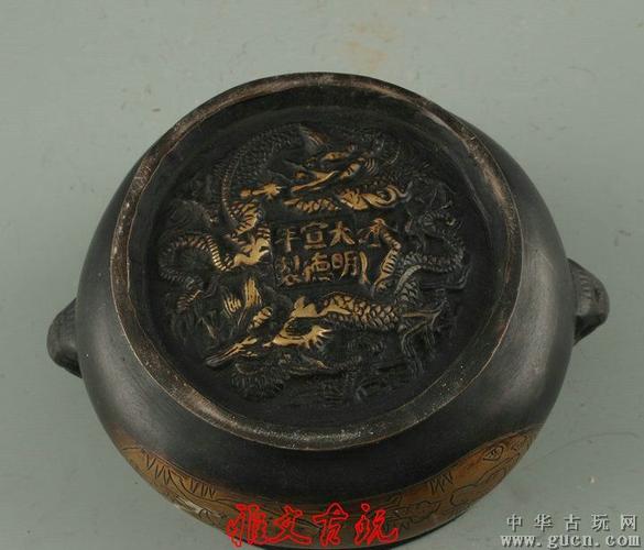 明宣德铜器瑞兽纹香炉
