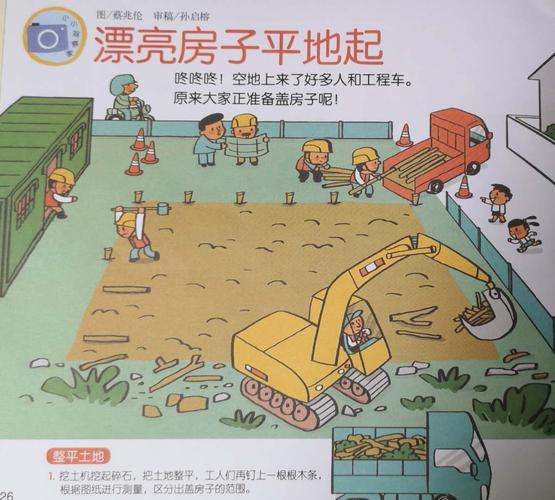 漂亮的房子平地起