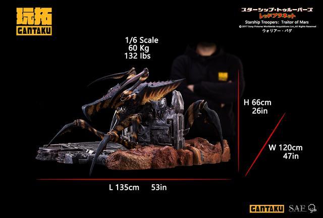 星河战队 工兵虫比例雕像