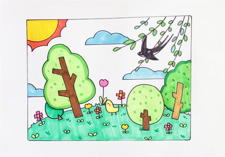 春天的图片景色画