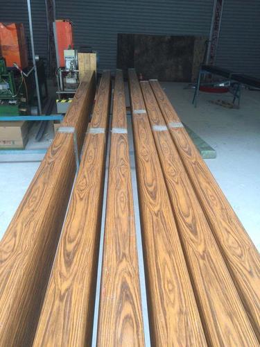 仿木纹招牌彩钢扣板上海店面制作店铺门头广告字材料c84门面底板