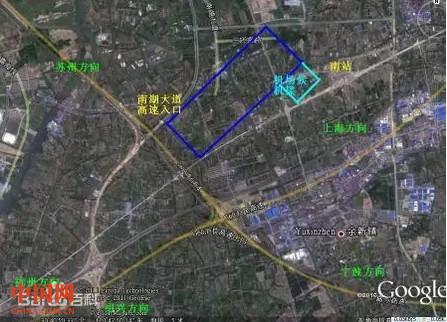 嘉兴机场卫星图