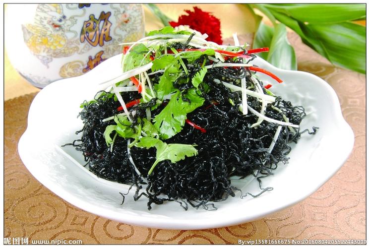葱油鲜发菜图片