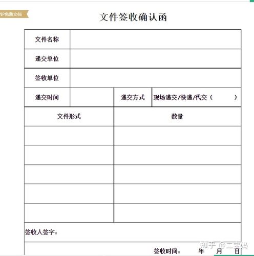 文件,合同邮寄乙方单位签收表模板推荐