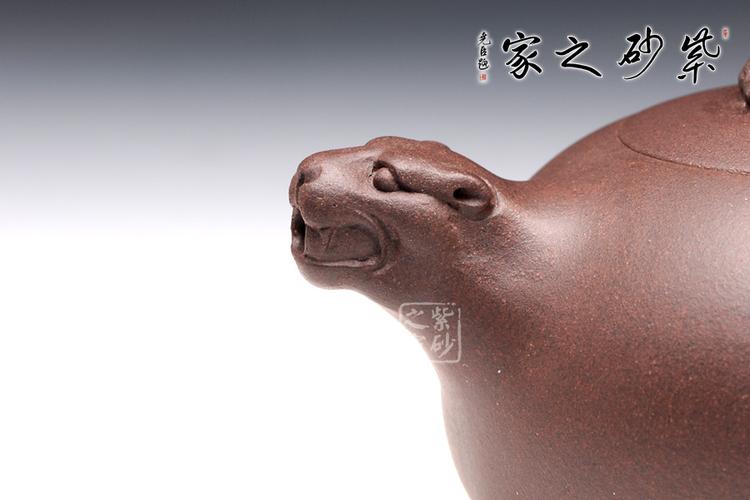 高档宜兴紫砂壶【虎风】 | 紫砂壶名家【陈彩敏】作品