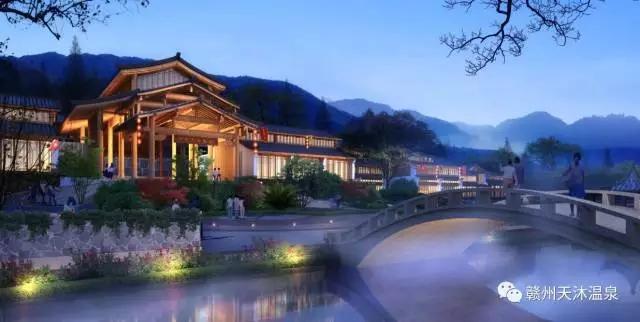 赣州天沐温泉项目今日在上犹隆重开工!