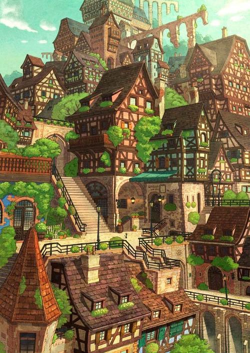 10张超漂亮很唯美的动漫场景插画图片