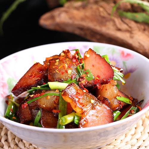 正宗湖南腊肉农家自制柴火烟熏土猪肉湘西特产熏肉赛四川贵州500g