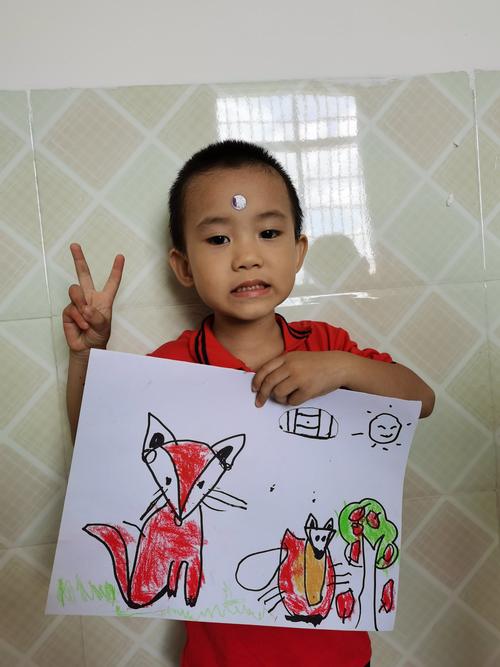 萌宝乐幼儿园美术班《森林里的狐狸》
