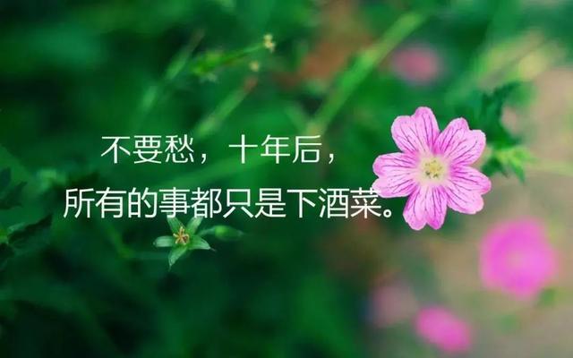 发朋友圈唯美的心灵鸡汤经典语录,安慰人心情不好的话!